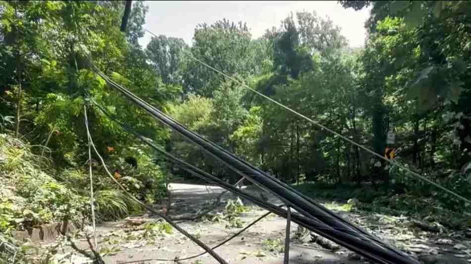 Nature Strikes D.C.: Fire, Blackouts, and Fallen Trees in Violent Storm Wake