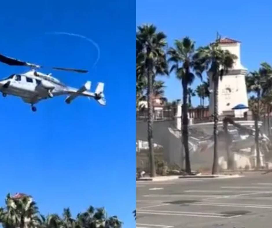 Helicopter Spins Out of Control in Huntington Beach — Bird Strike Suspected in California Crash