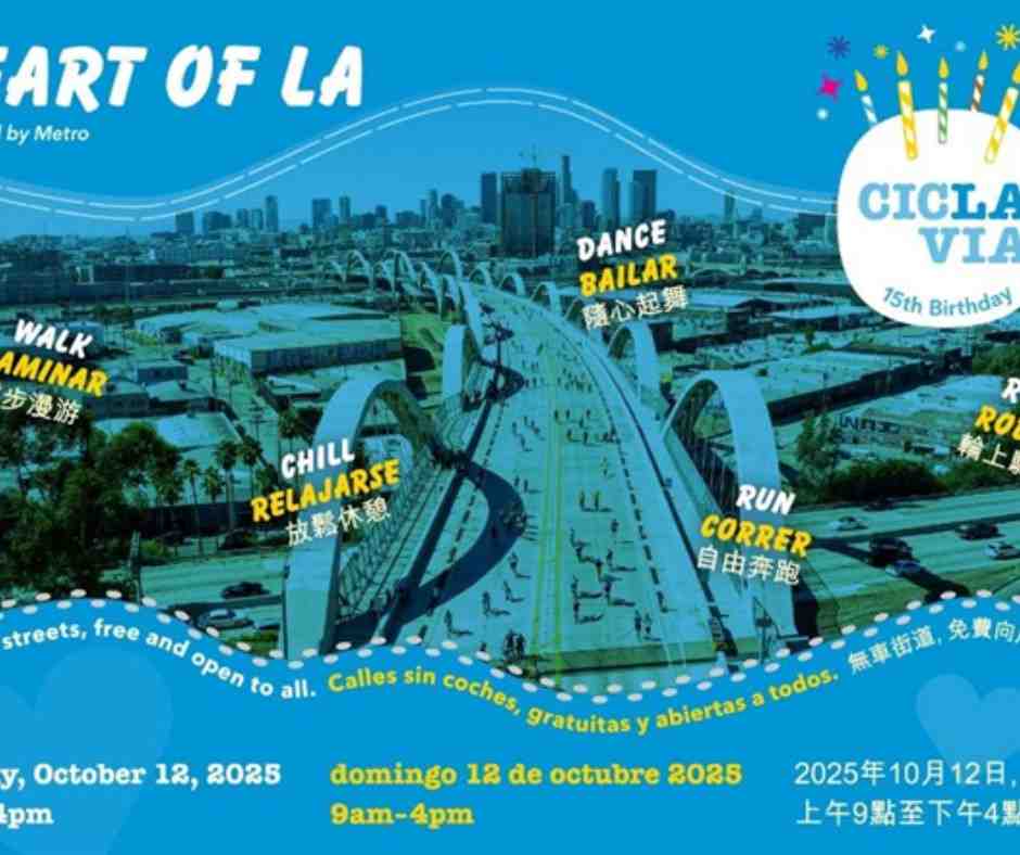 CicLAvia Takes Over Downtown LA: Thousands Celebrate Car-Free Streets Festival